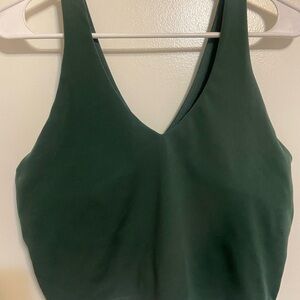 All in Motion Dark Green Tank Top